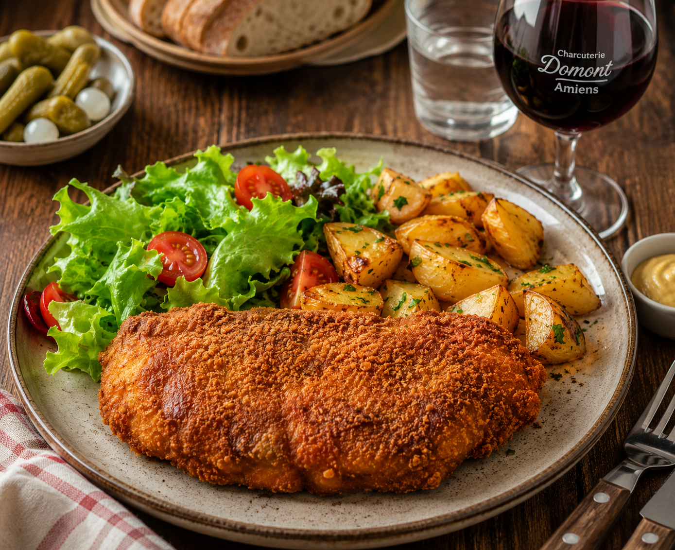 Pied de porc pané