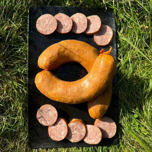 Saucisson à l'ail fumé
