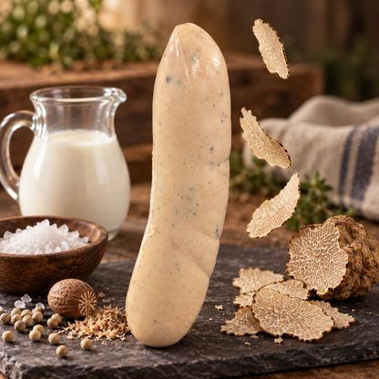 Boudin blanc à la brisure de truffe
