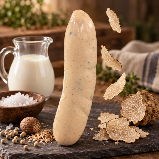 Boudin blanc à la brisure de truffe