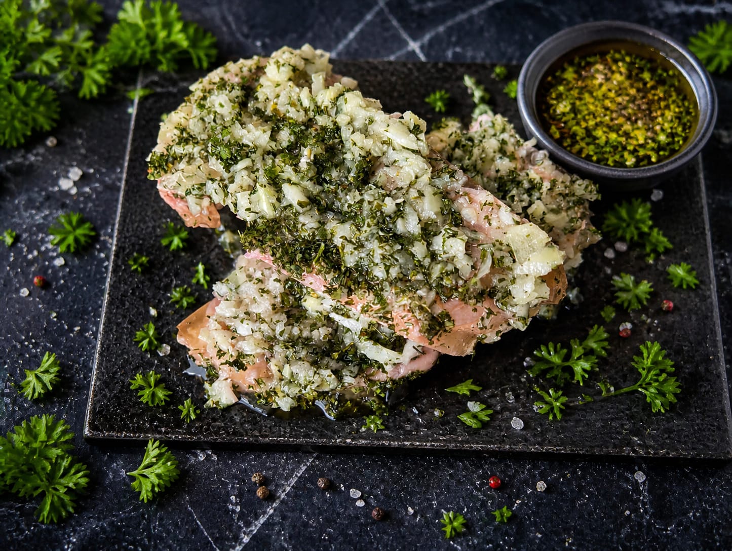 Pied de porc cuit vinaigrette
